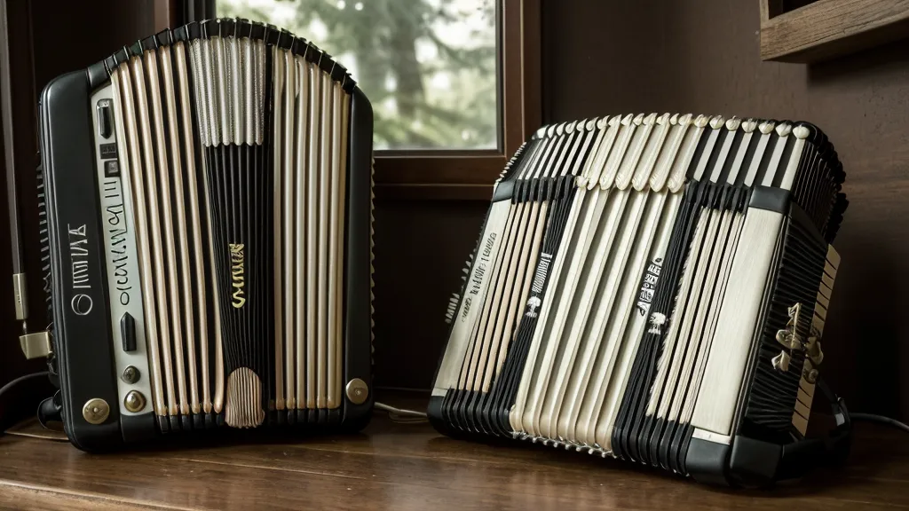 Anfänger-Tipp bei verklebten Tasten: Hygrometer neben der Ziehharmonika zur Kontrolle der Luftfeuchtigkeit