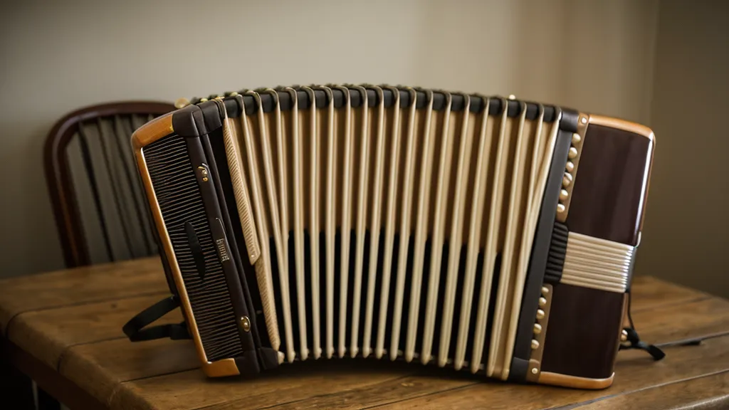 Handgeschriebenes Tagebuch mit Notizen zum Übungsfortschritt auf der Ziehharmonika.